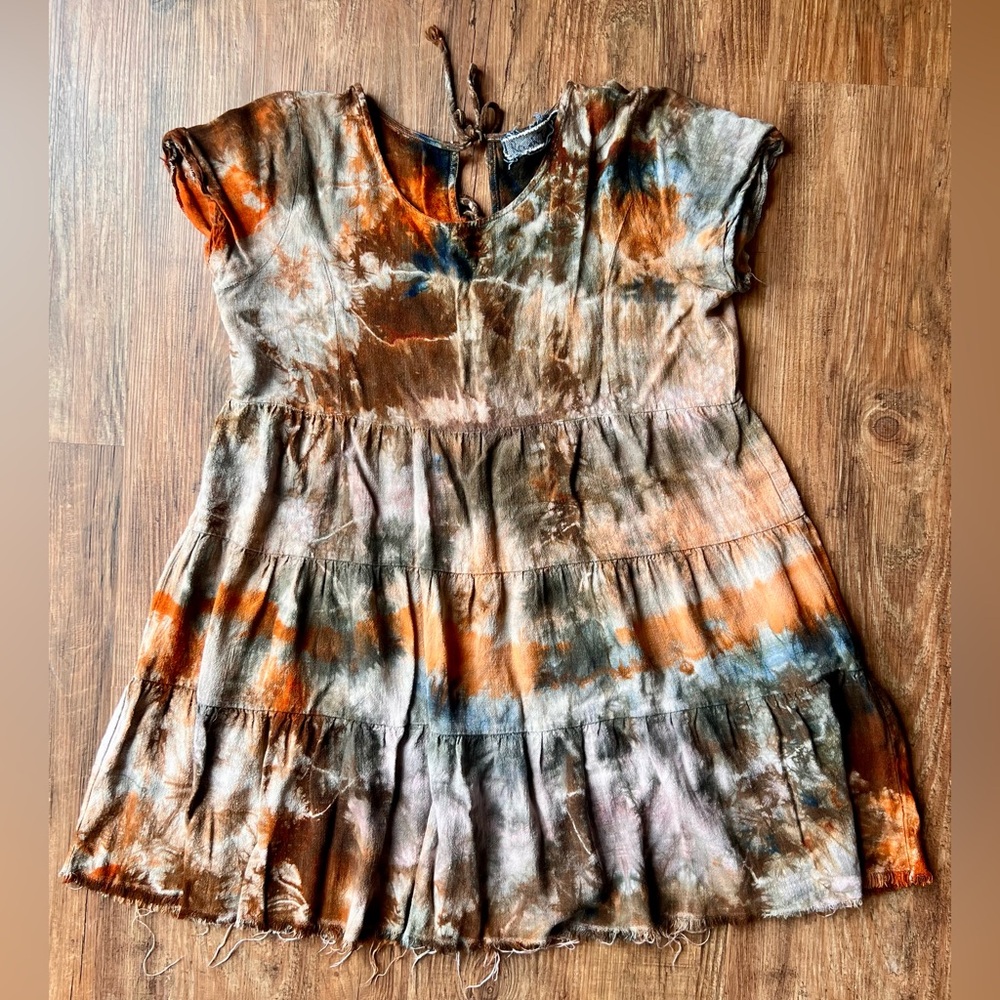 Rough & Tumble Vintage Tiered Mini Dress